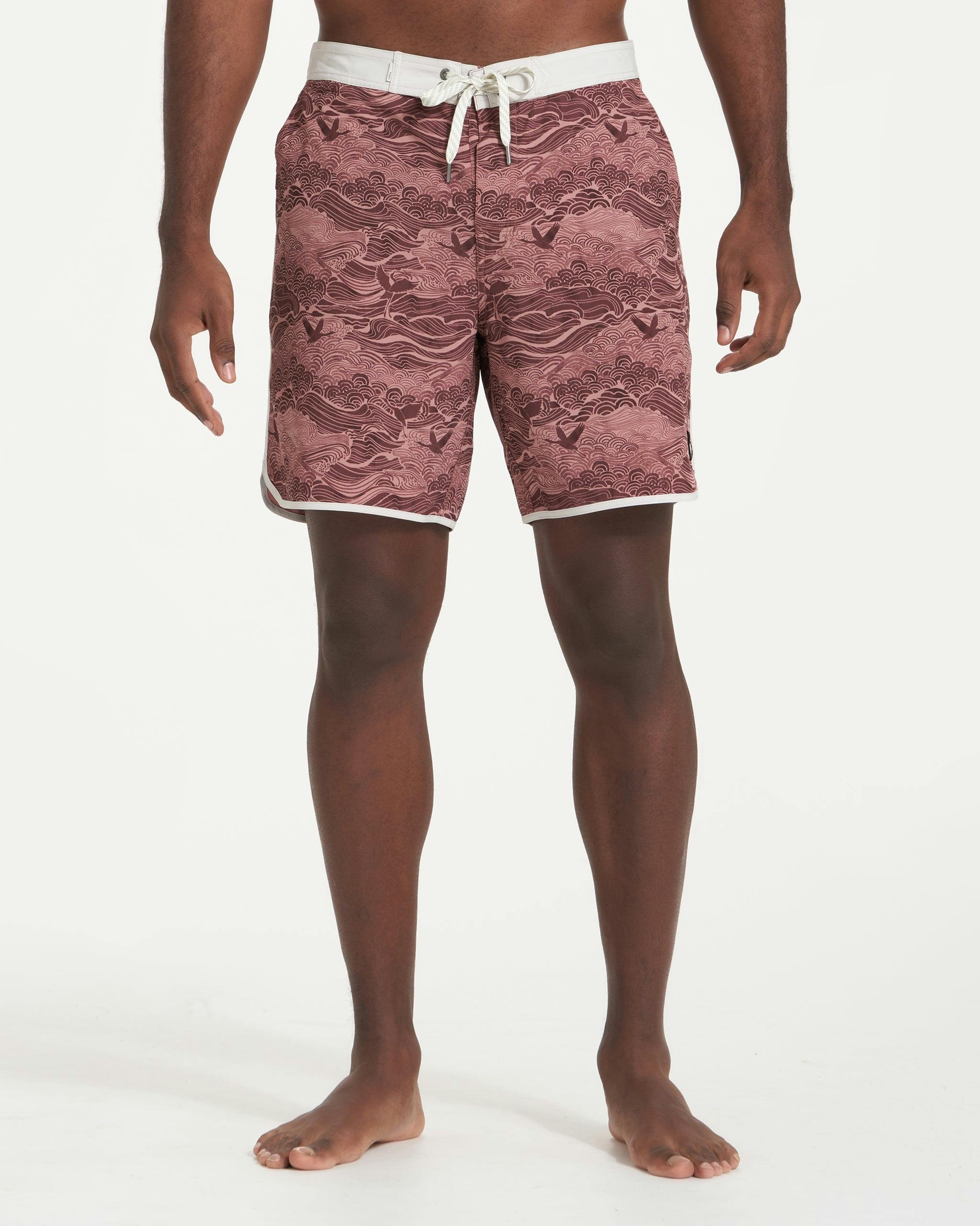 Peak Boardshort | Flax Rainforest 