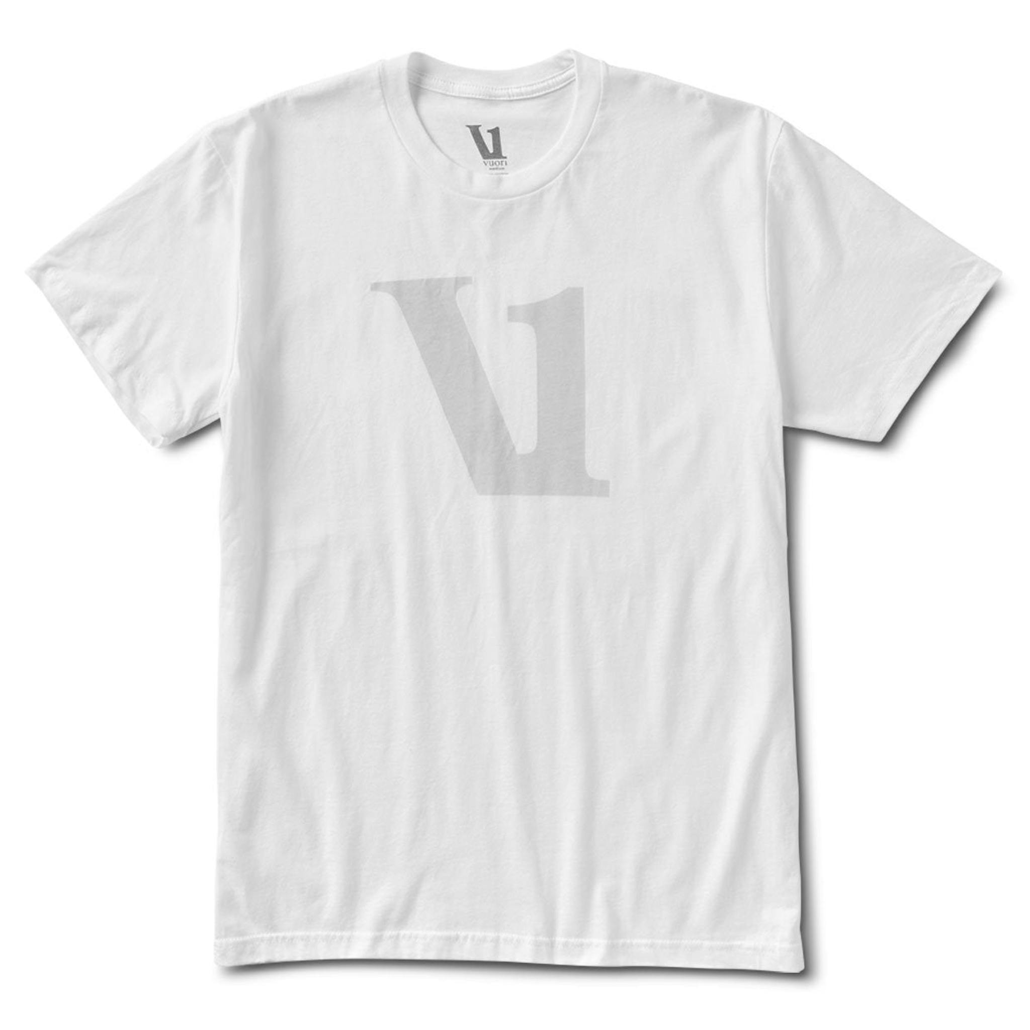 V1 Logo Tee | White – Vuori Clothing